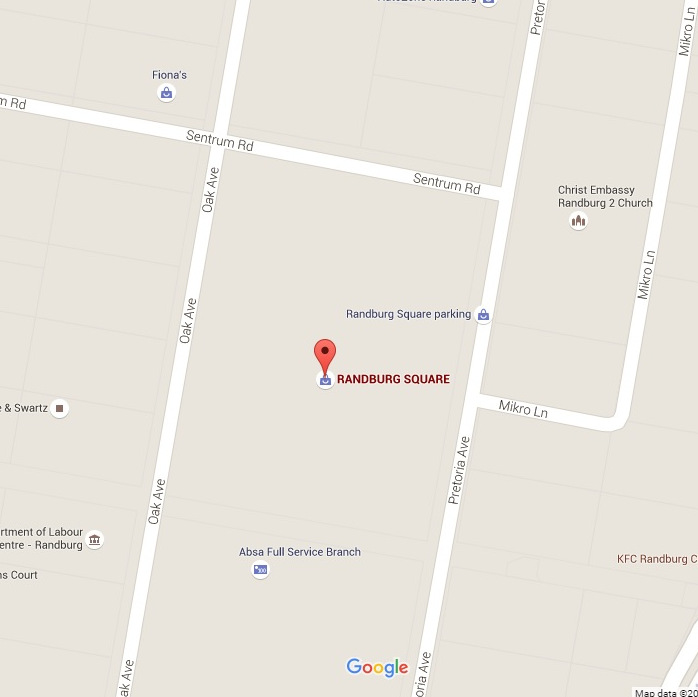 AMC Randburg Sales Centre google map image